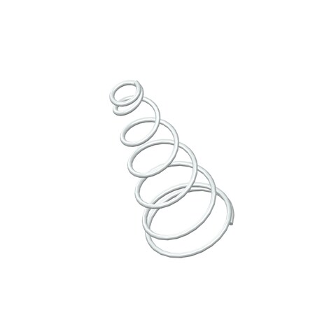 Approved Vendor Taper Spring, Lo= 0.562 , So= 0.203 , W= 0.03 G109989746
